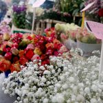 Samstag Morgen Markt und Blumen